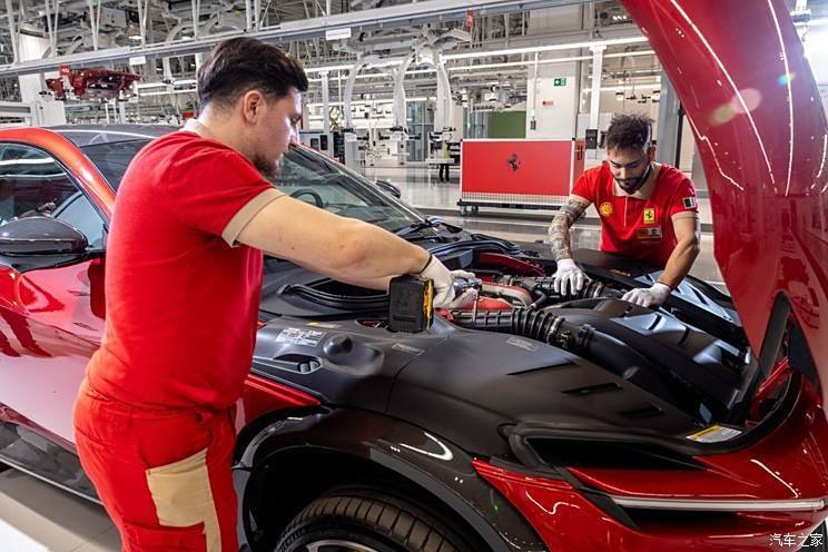 Ferrari's new factory "E-building" is officially opened