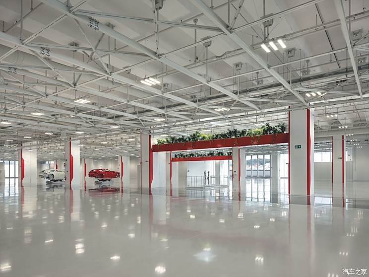 Ferrari's new factory "E-building" is officially opened