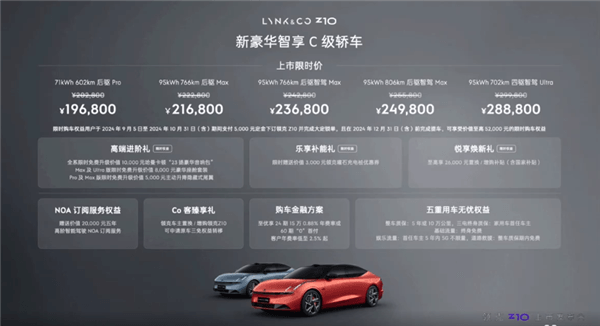 Emphasize originality and not imitation! LinkLink's first pure electric sedan, Z10, launched on the market: 202,800