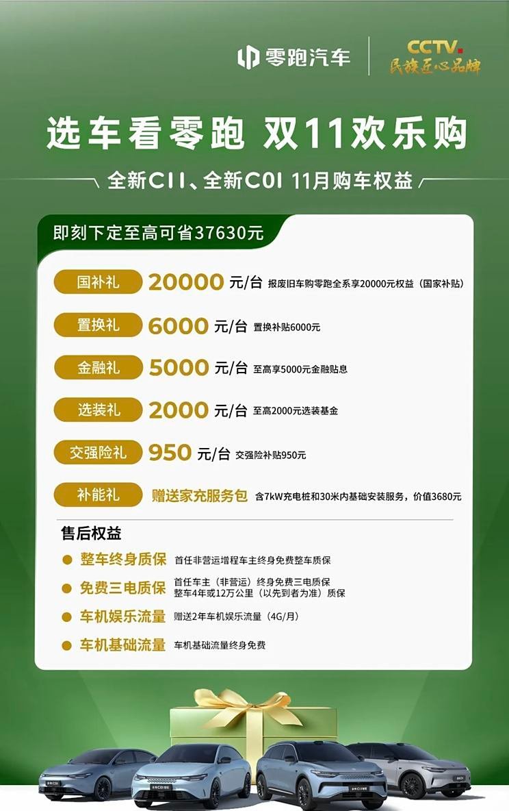 Gao Zhongke can save 43630 yuan and zero running C16/C10 and other 5 models to zero running in November. Summary of car purchase rights and interests