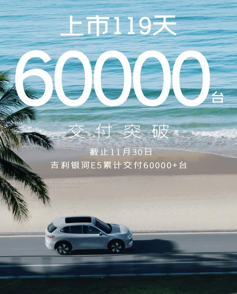 Geely Galaxy E5 creates the highest safety standard for 100,000-class pure electricity